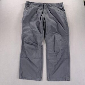 Ridgecut Pants Mens 42x30 Gray Toughwear Ripstop Workwear Utility Double Knee